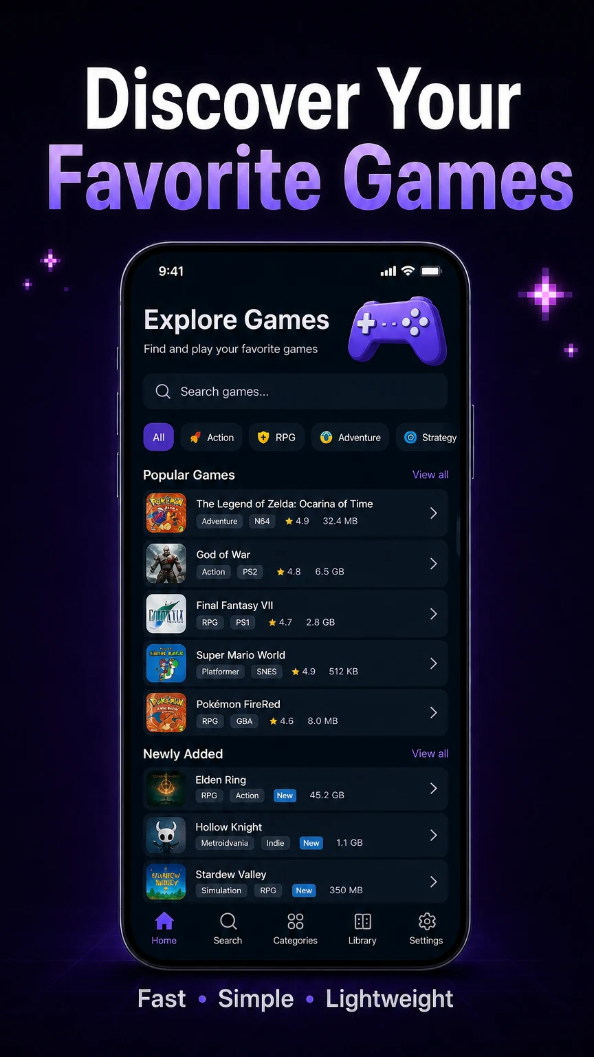 GBA Emulator ROM Downloader screenshot